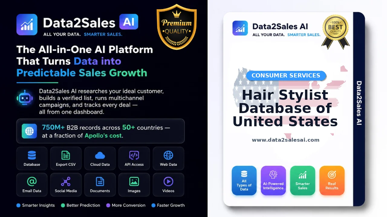 Hair Stylist Database of United States Latest October 2026 Updated