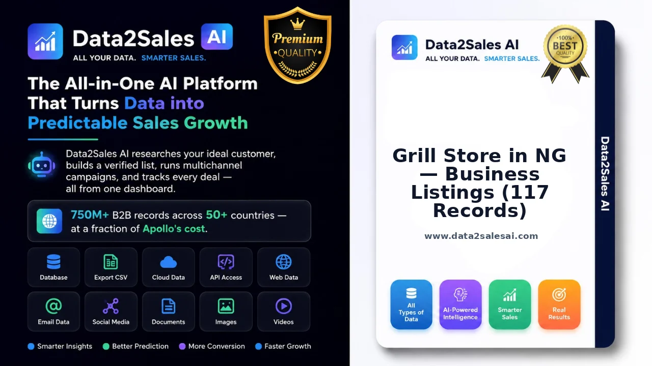 Grill Store in NG — Business Listings (117 Records)