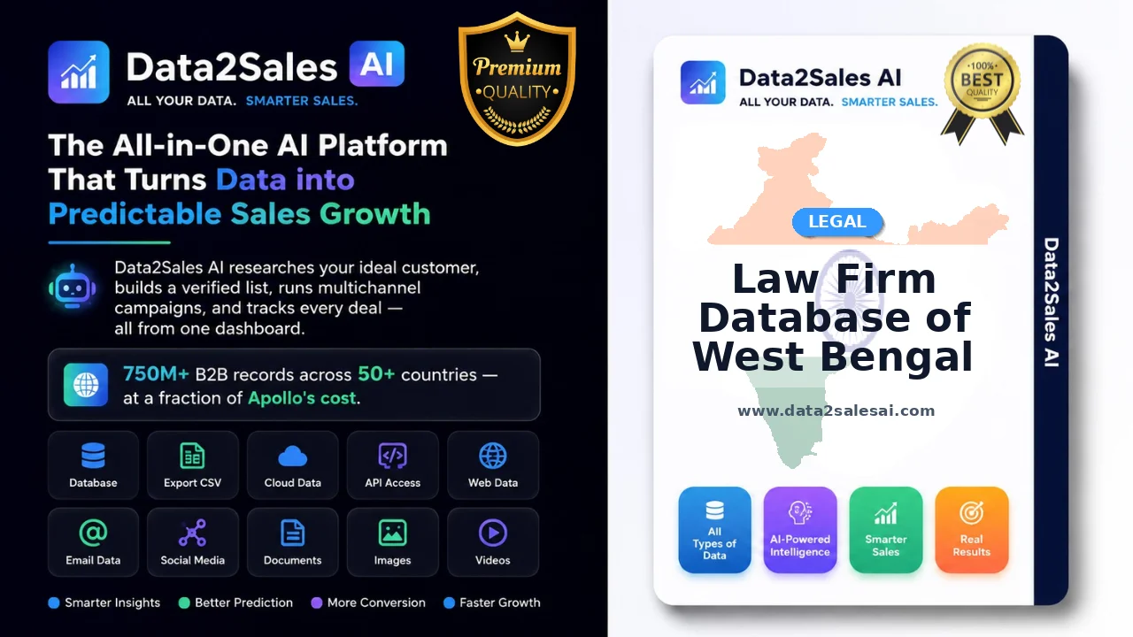 Law Firm Database of West Bengal Latest October 2026 Updated