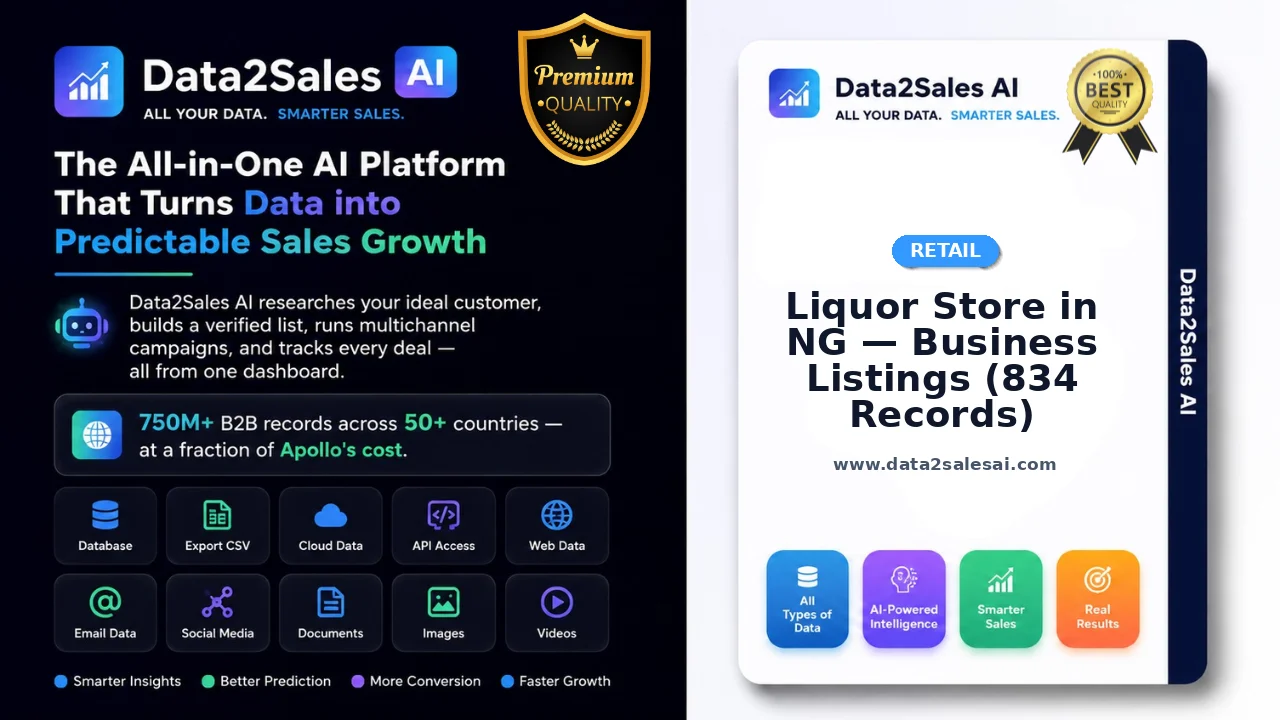 Liquor Store in NG — Business Listings (834 Records)