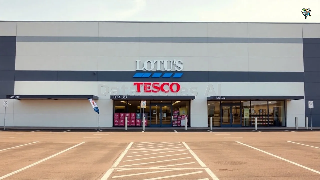 Lotus's (formerly Tesco) supermarket locations