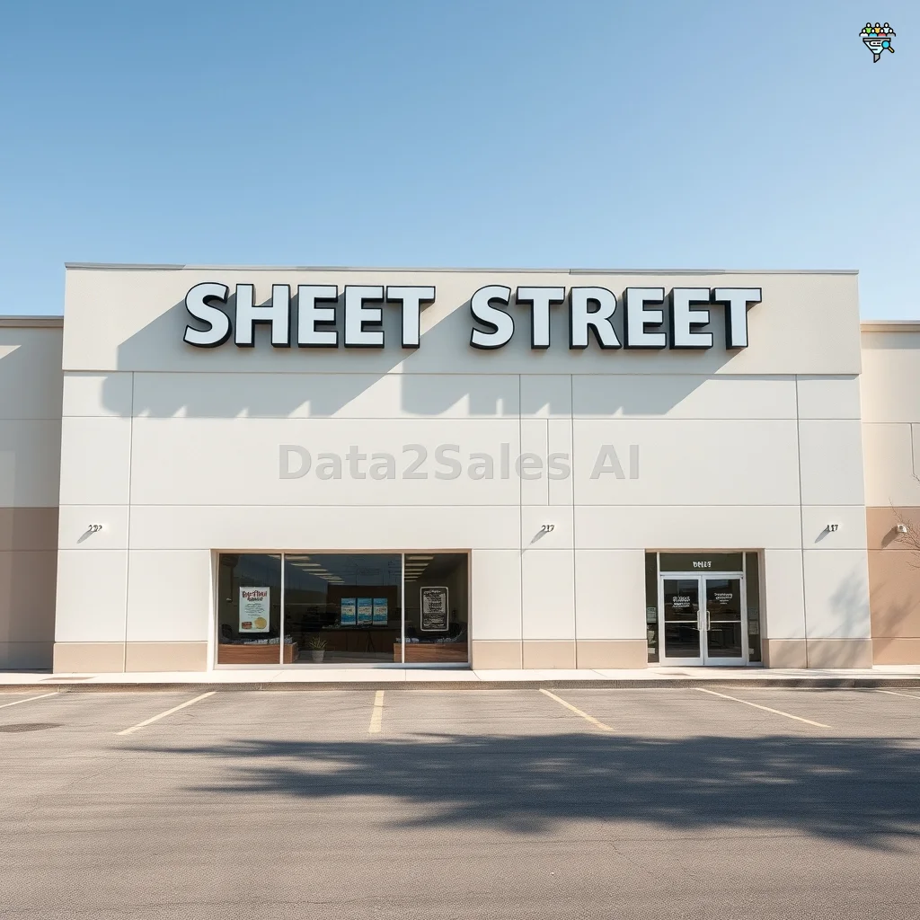 Sheet Street store locations