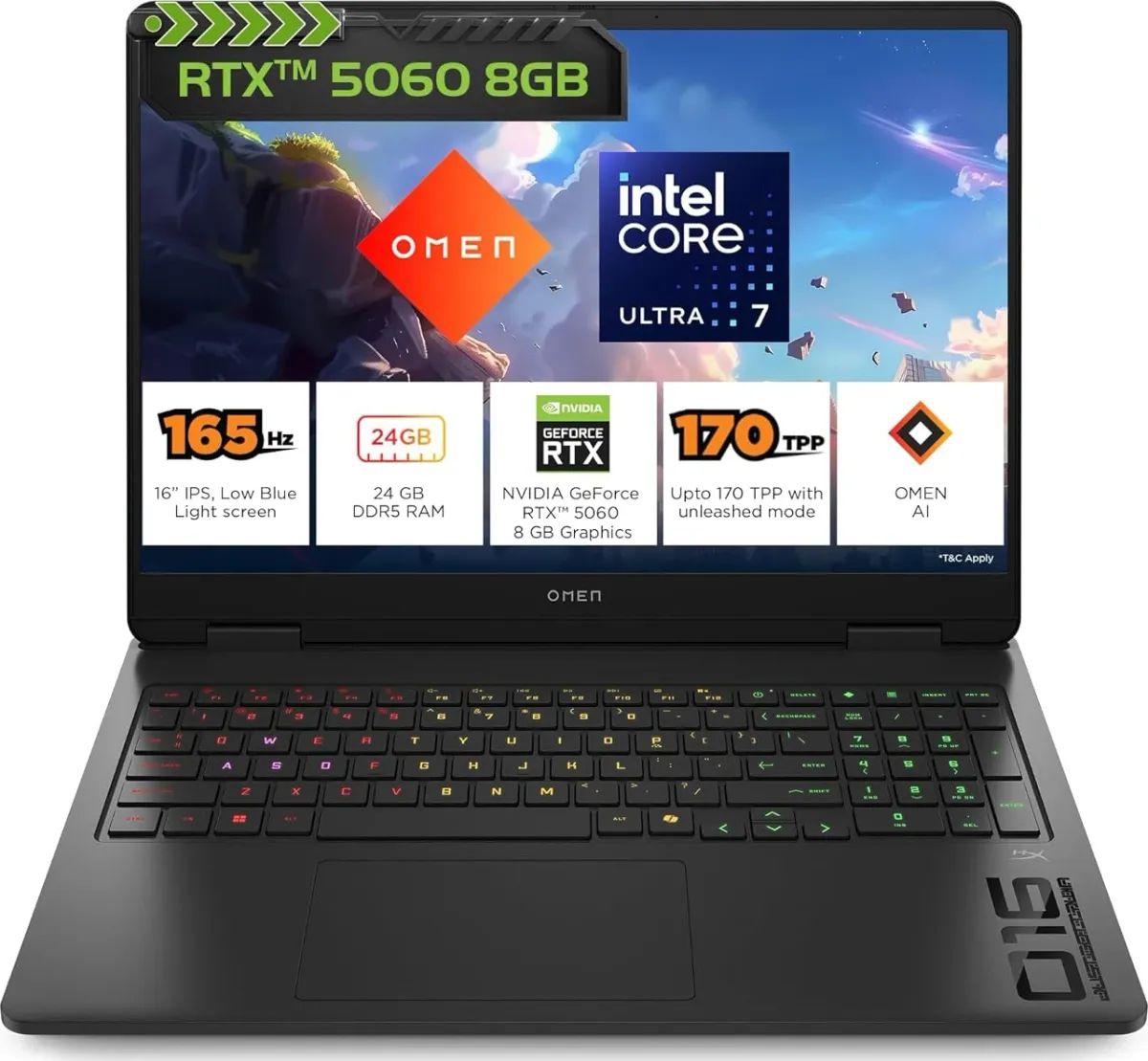 HP Omen 16-am0238tx Gaming Laptop (Intel...