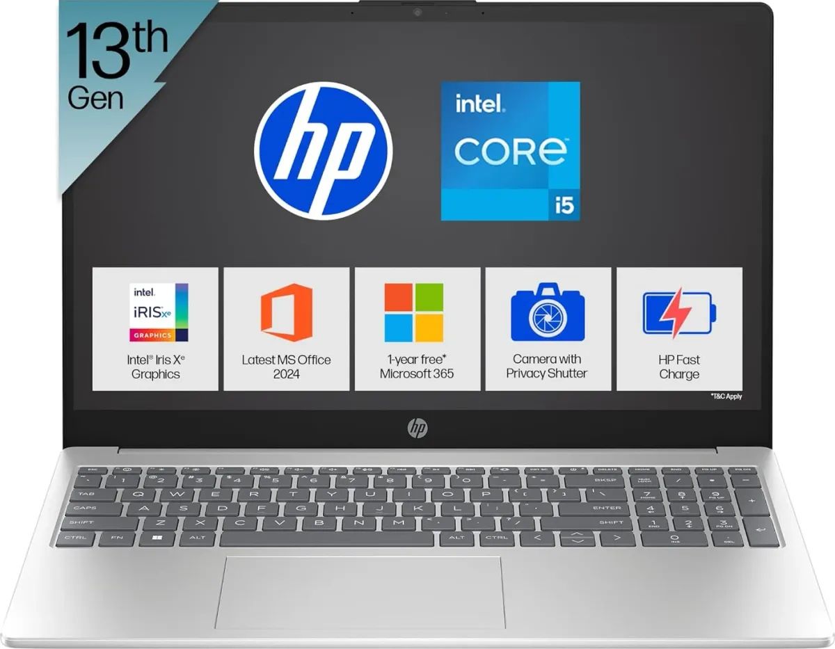 HP 15-fd0552TU Laptop (13th Gen Core i5/...