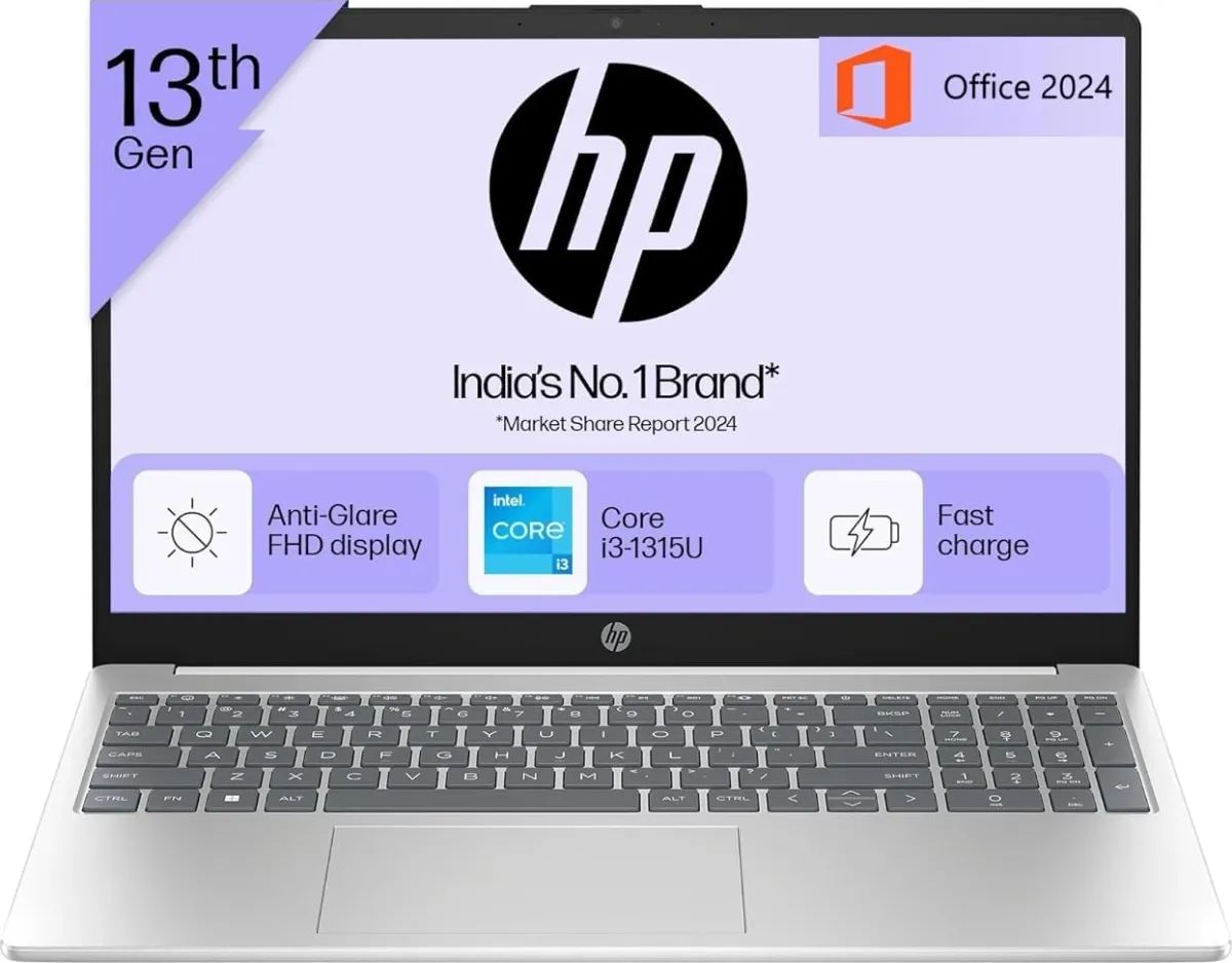 HP 15-fd0465TU Laptop (13th Gen Core i3/...