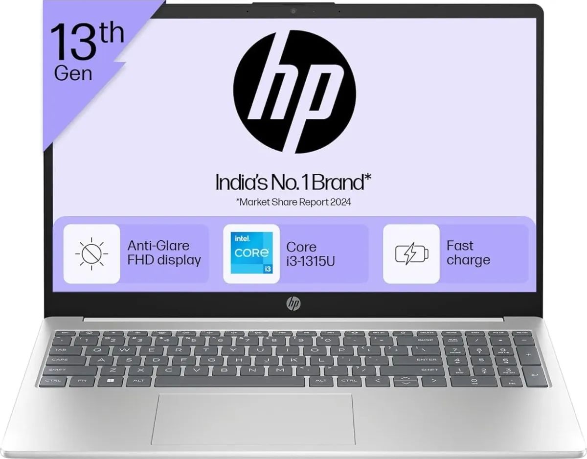 HP 15-FD0582TU Laptop (13th Gen Core i3/...