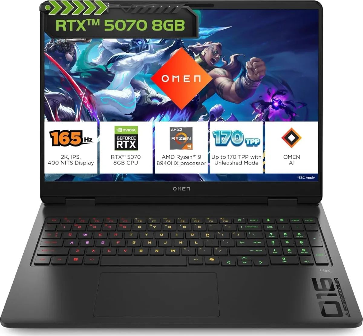 HP Omen 16-ap0182AX Gaming Laptop (AMD R...