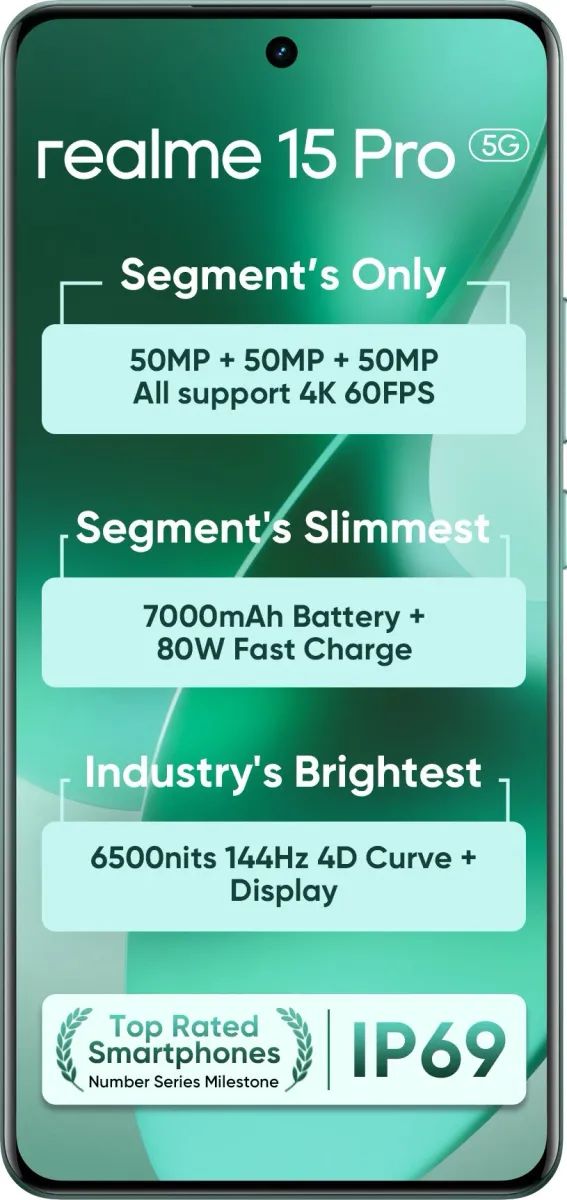 Realme 15 Pro 5G (12GB RAM + 256GB)