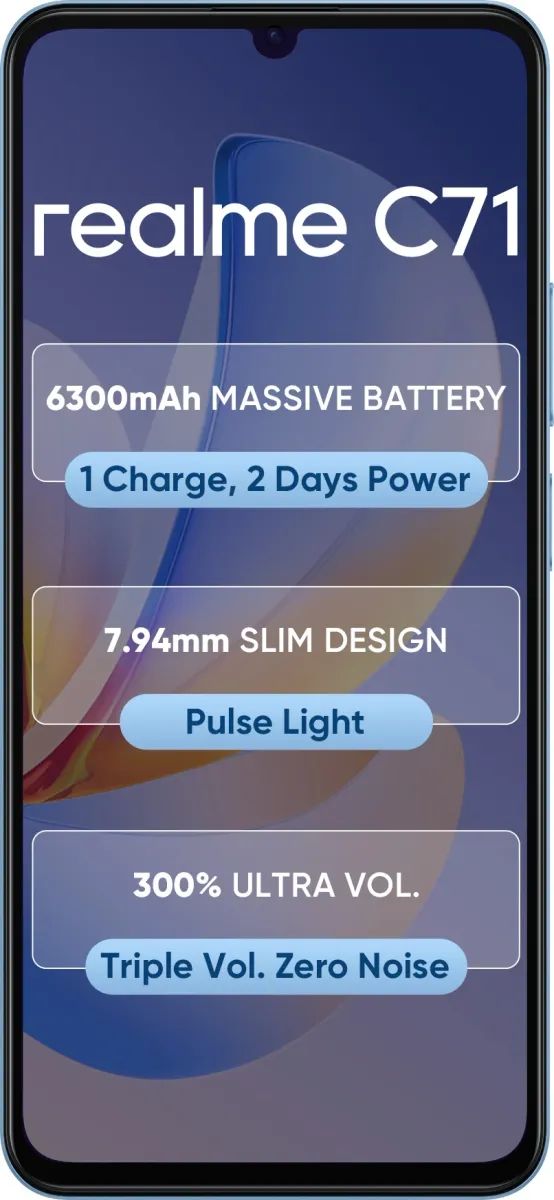 Realme C71 (6GB RAM + 128GB)