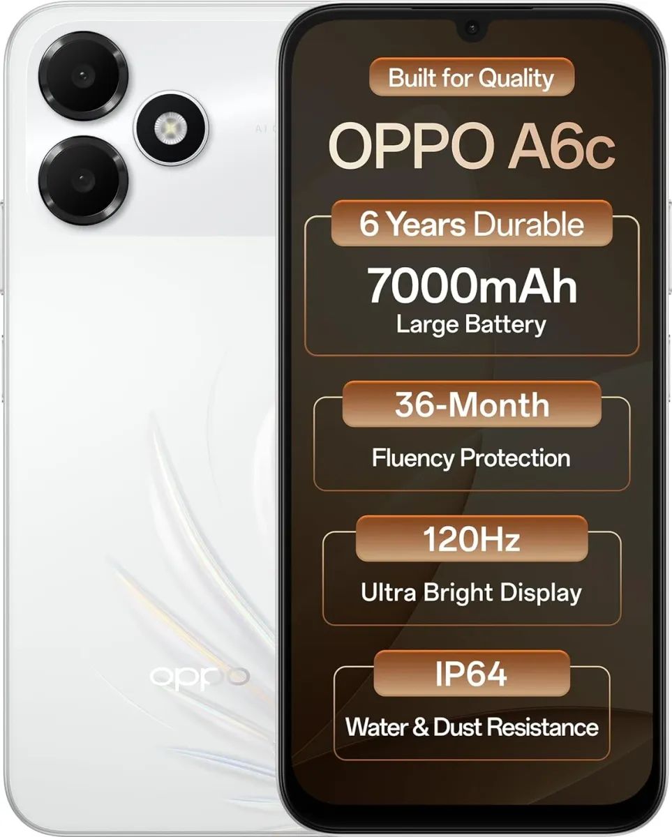 Oppo A6c 4G (4GB RAM + 128GB)
