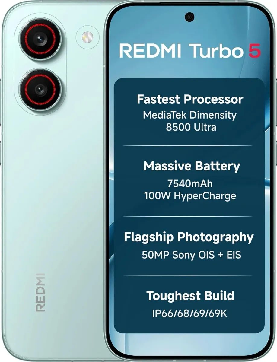 Xiaomi Redmi Turbo 5 5G (12GB RAM + 256G...
