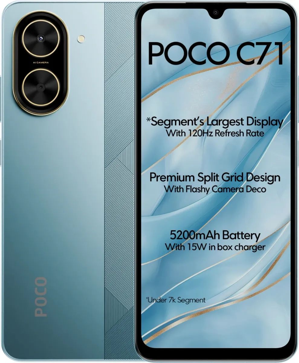 POCO C71 (6GB RAM + 128GB)