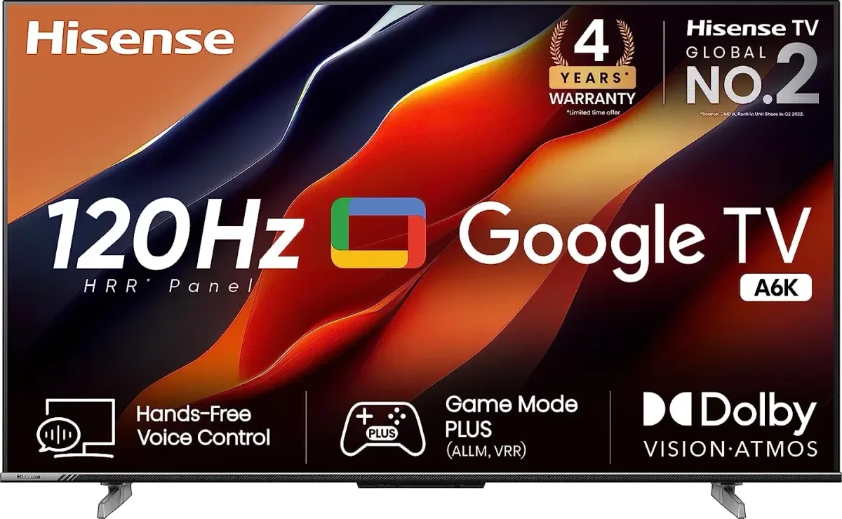 Hisense A6K 55 inch Ultra HD 4K Smart LE...