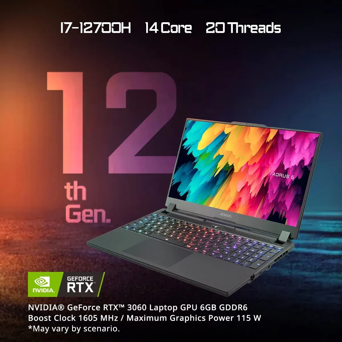 Gigabyte Aorus 5 KE4 Gaming La... - 2