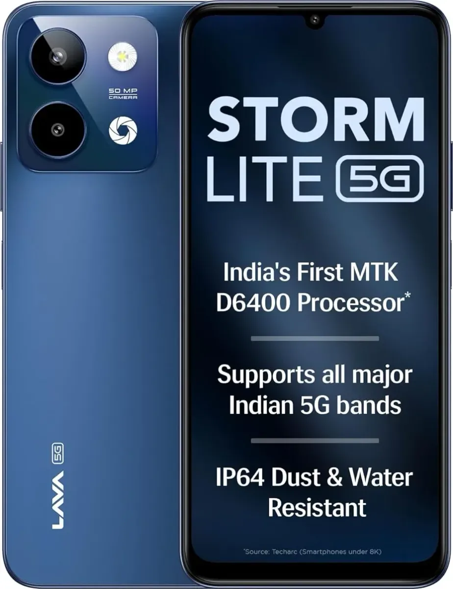 Lava Storm Lite 5G (4GB RAM + 128GB)