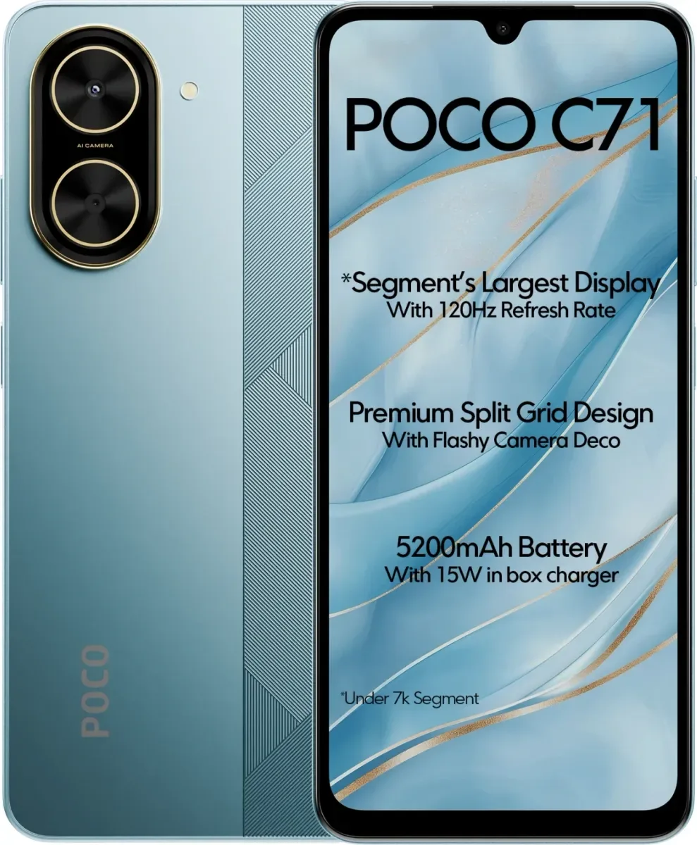 POCO C71 (6GB RAM + 128GB) - 1